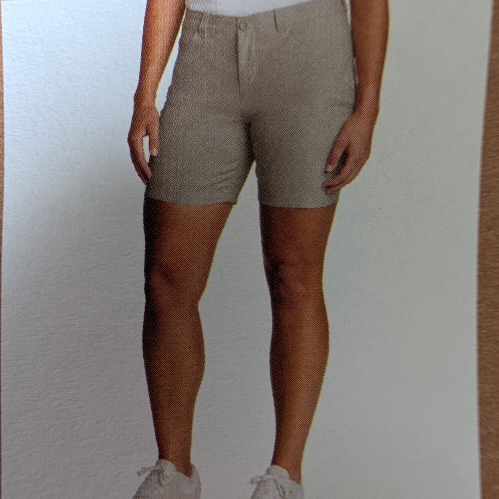 Womens EDDIE BAUER Tech Shorts. 2-way stretch.  UPF 50+ Size 12